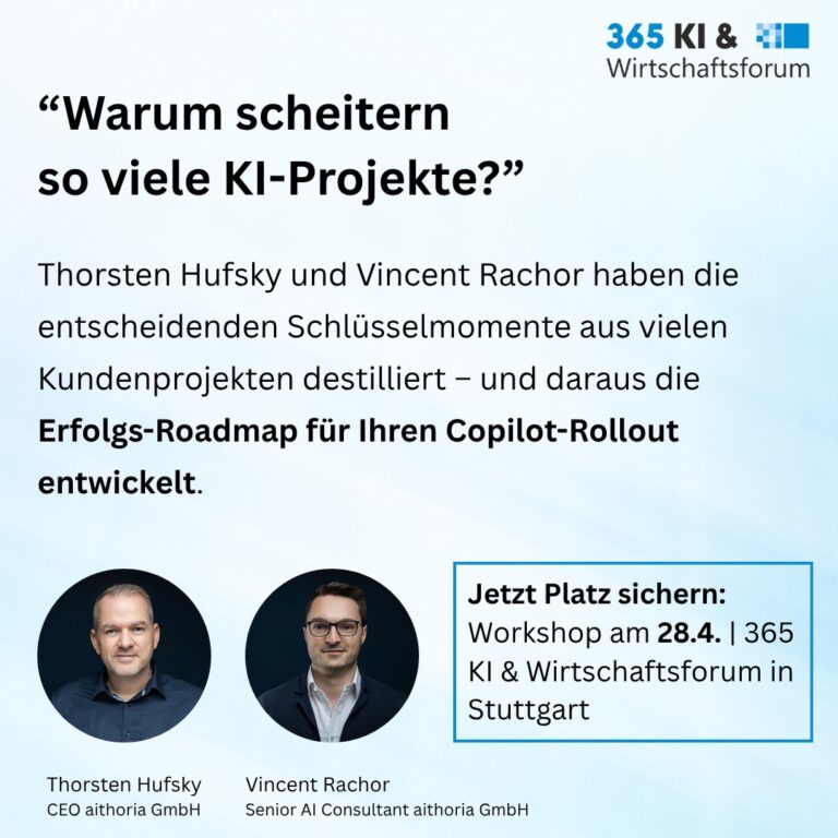 Rezepte gegen KI-Scheitern – Mit klarer Roadmap zum erfolgreichen Copilot-Projekt